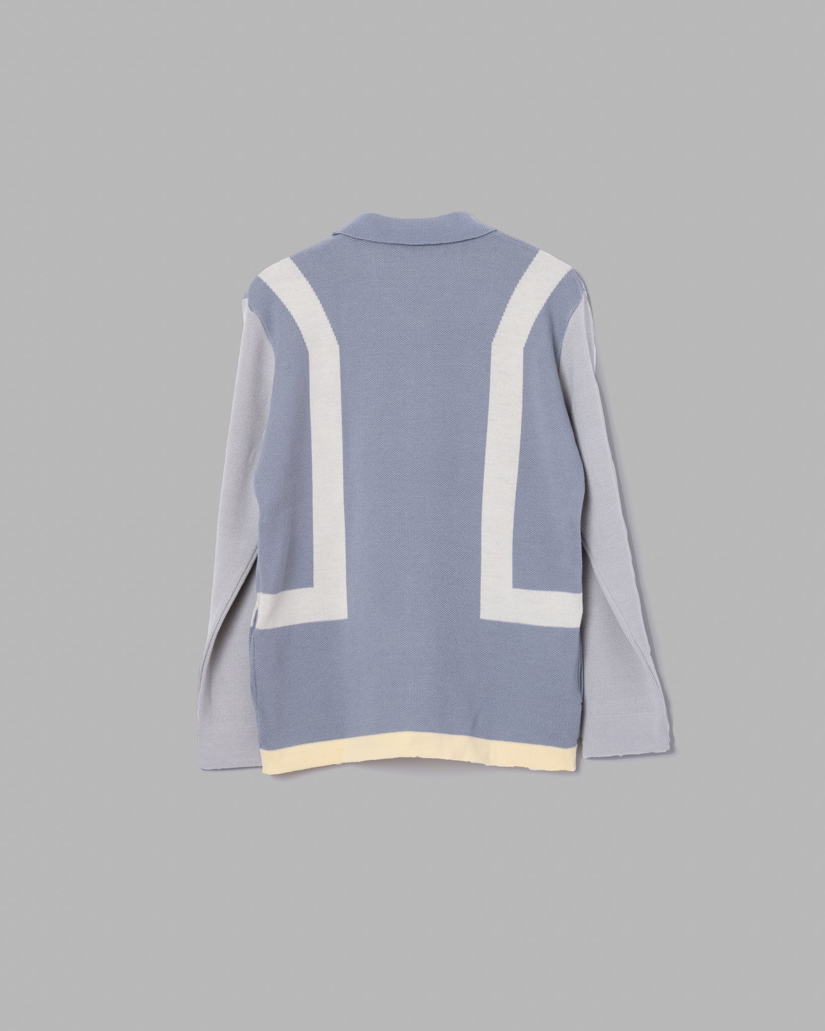 KNIT SHIRTS JACKET - GREY