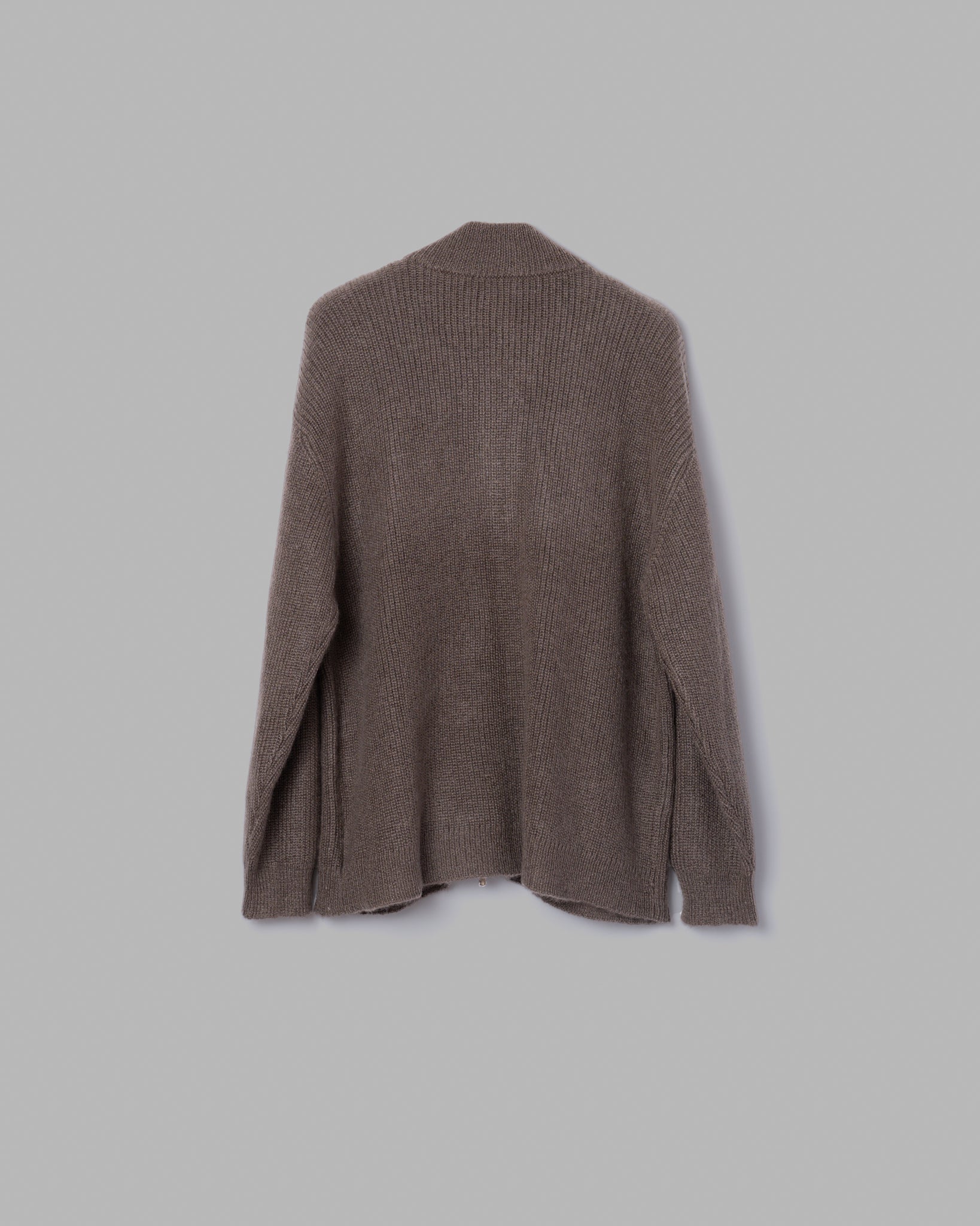 SILK MOHAIR DRIVERS KNIT - ASH