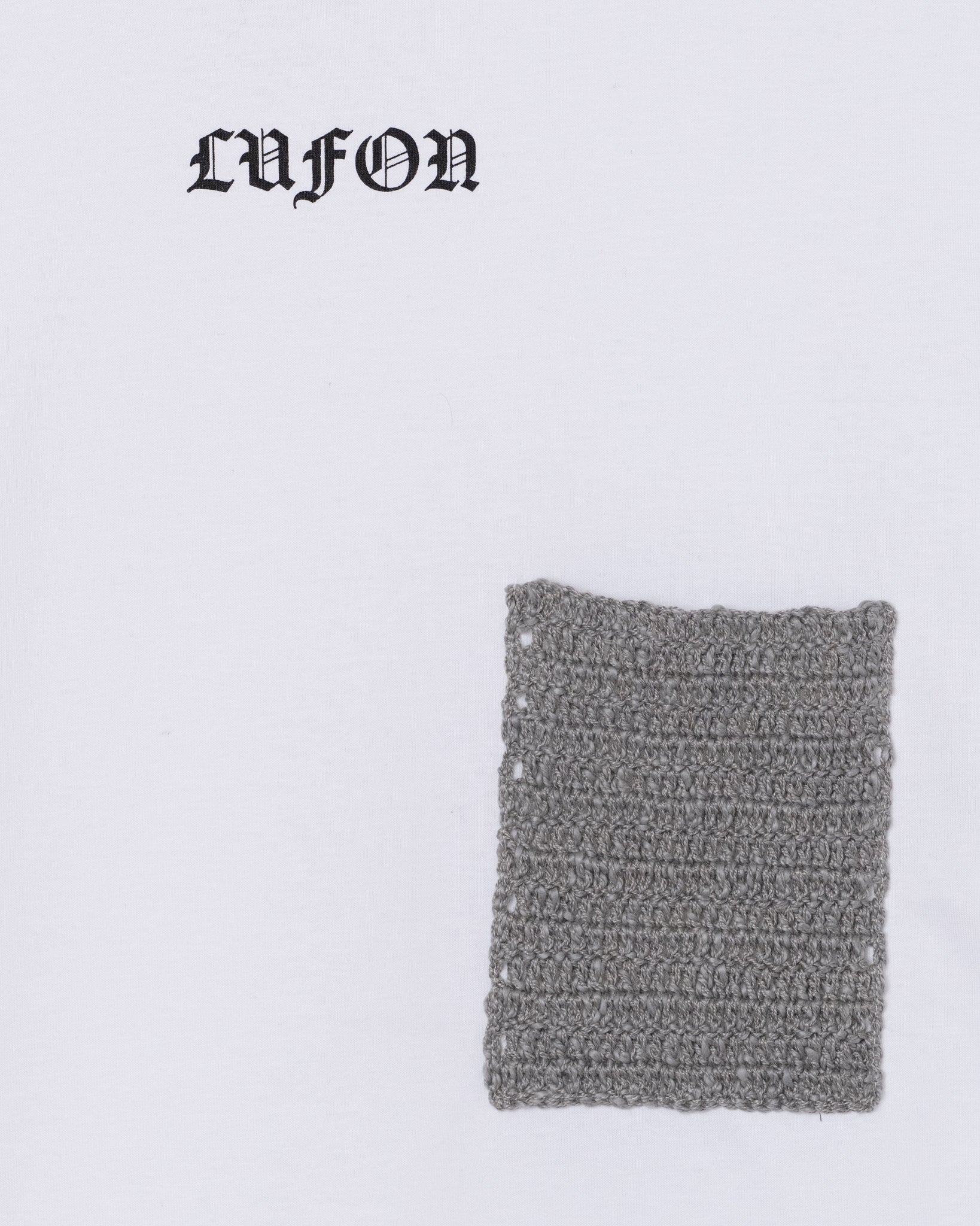 Knit Pocket T -Shirts --White