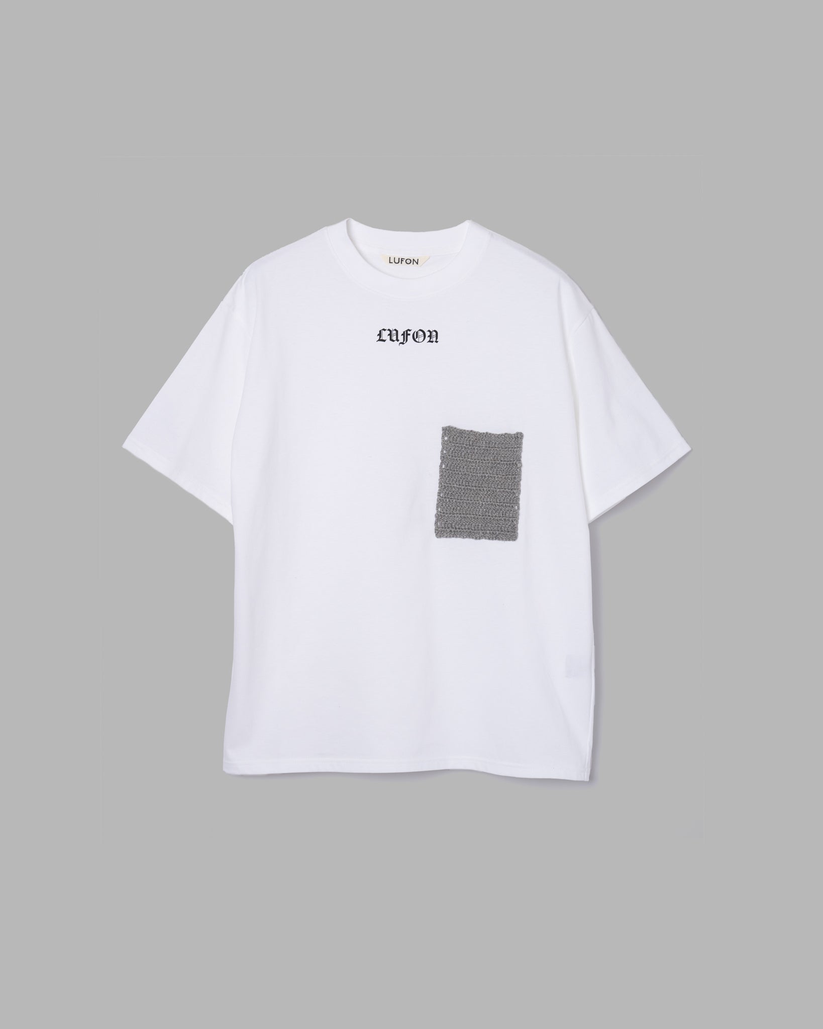 KNIT POCKET T-SHIRTS - WHITE