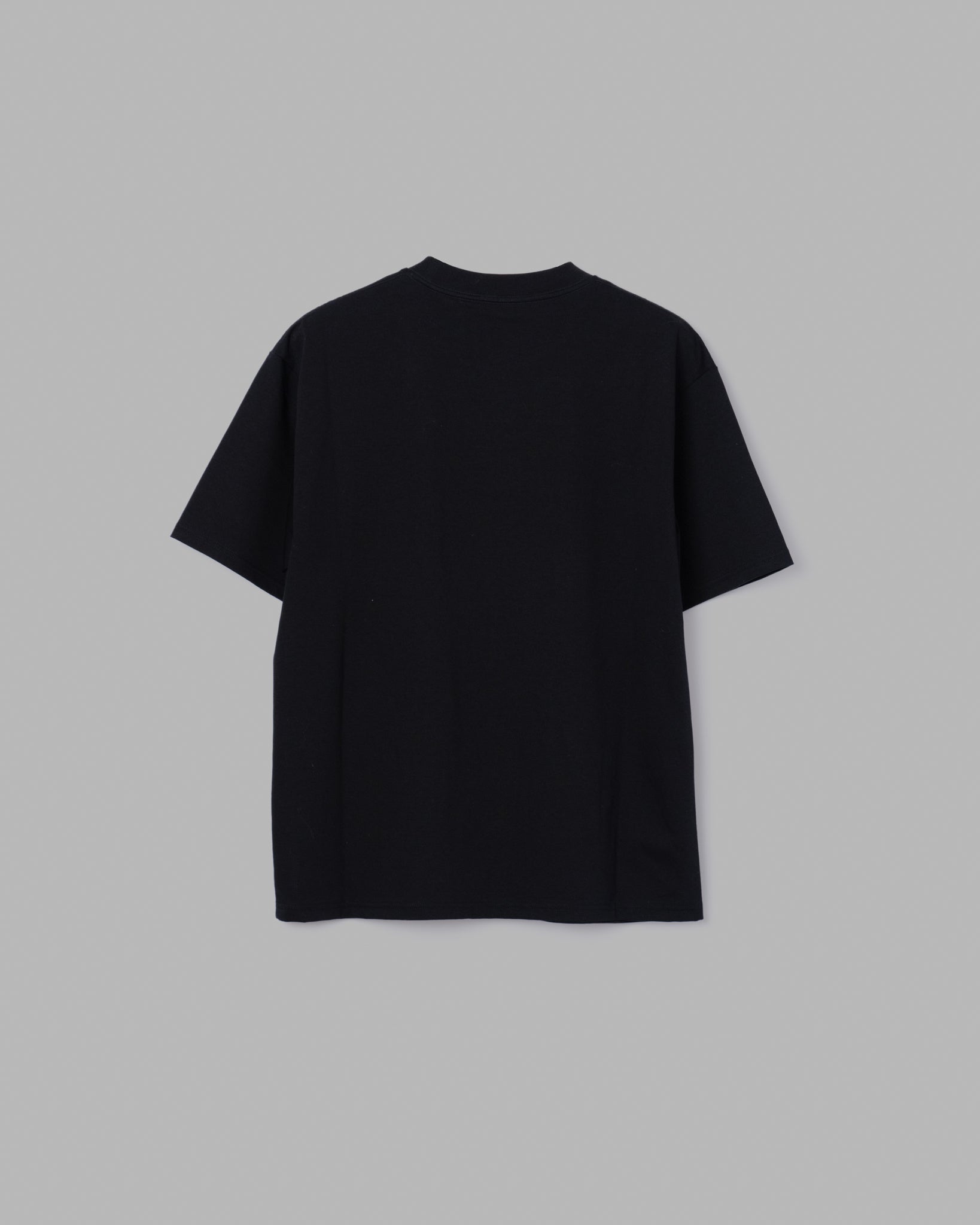 KNIT POCKET T-SHIRTS - BLACK