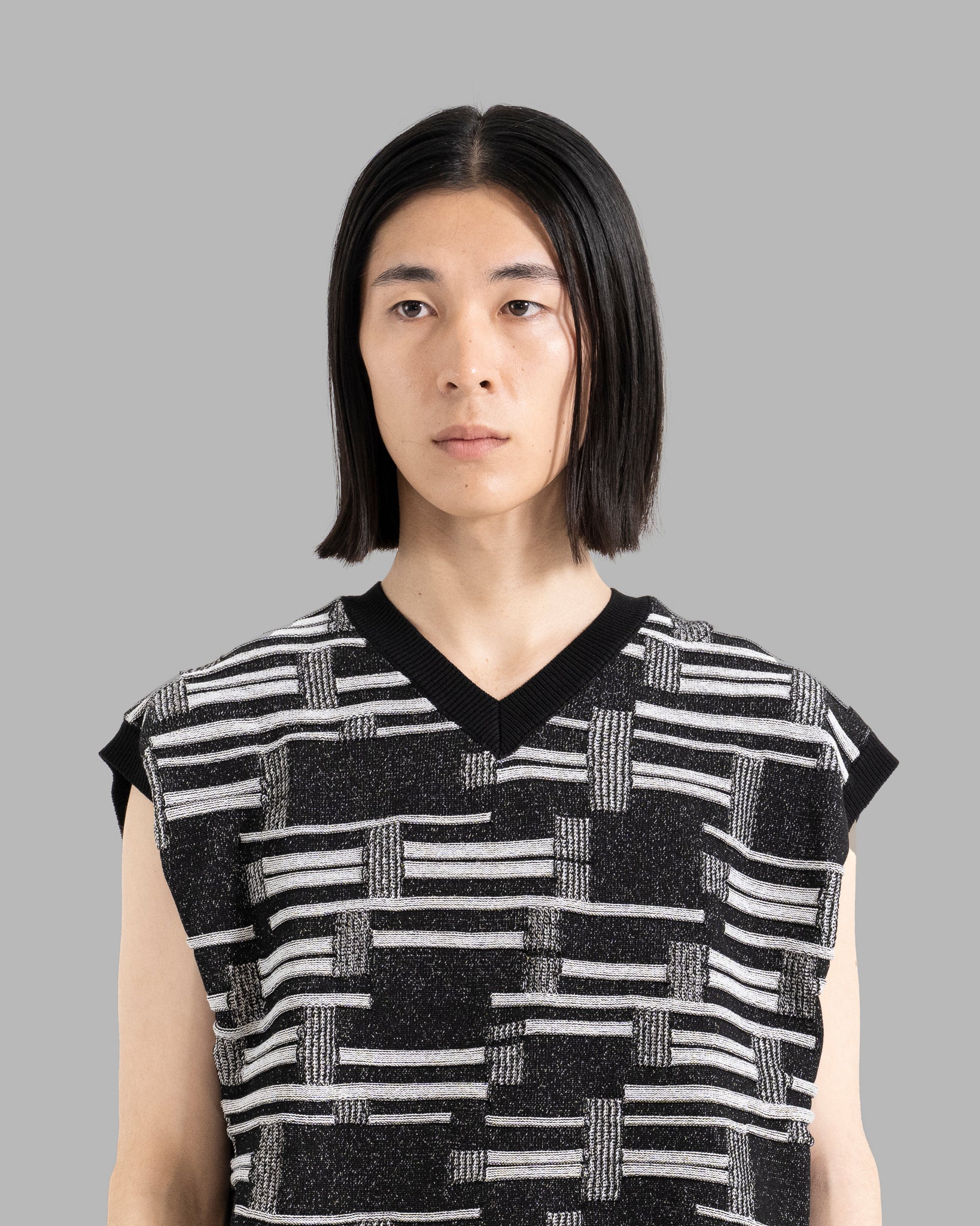 Deformación Border Bordit Vest -Black/White