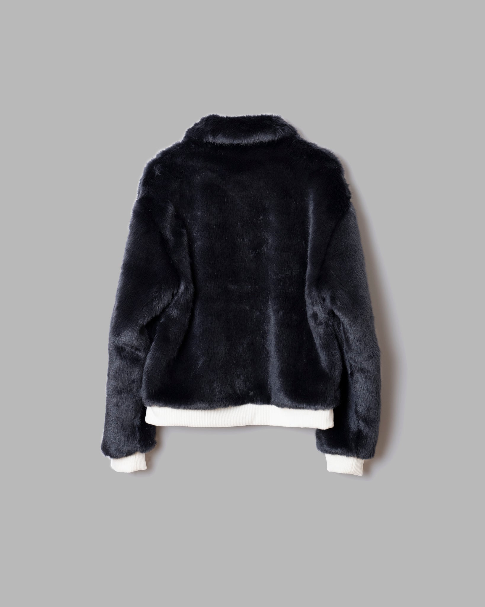 Fake FUR JACKET -Dark Navy